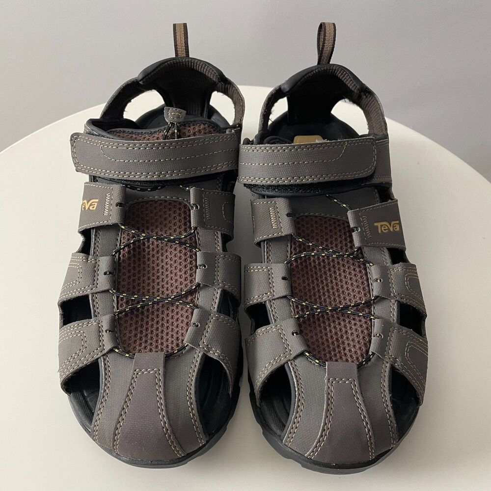 Teva Forebay Water Proof Hiking Sandals 1001116 Turkish Coffee Men's Size 12 - Picture 2 of 12